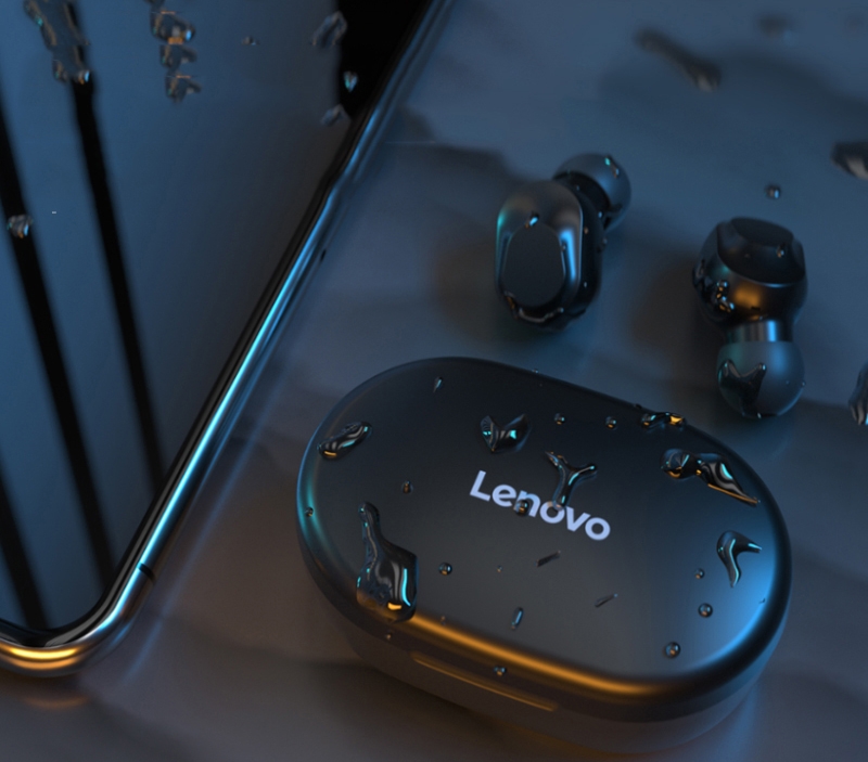 Słuchawki bezprzewodowe douszne LENOVO Thinkplus LivePods XT91 Czarne - obrazek 5