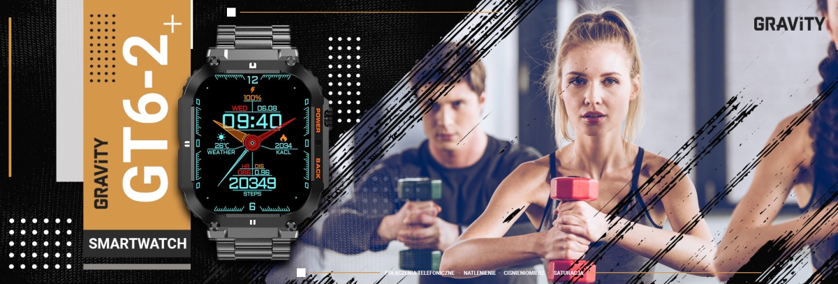 Smartwatch Gravity GT6-2 - obrazek 6