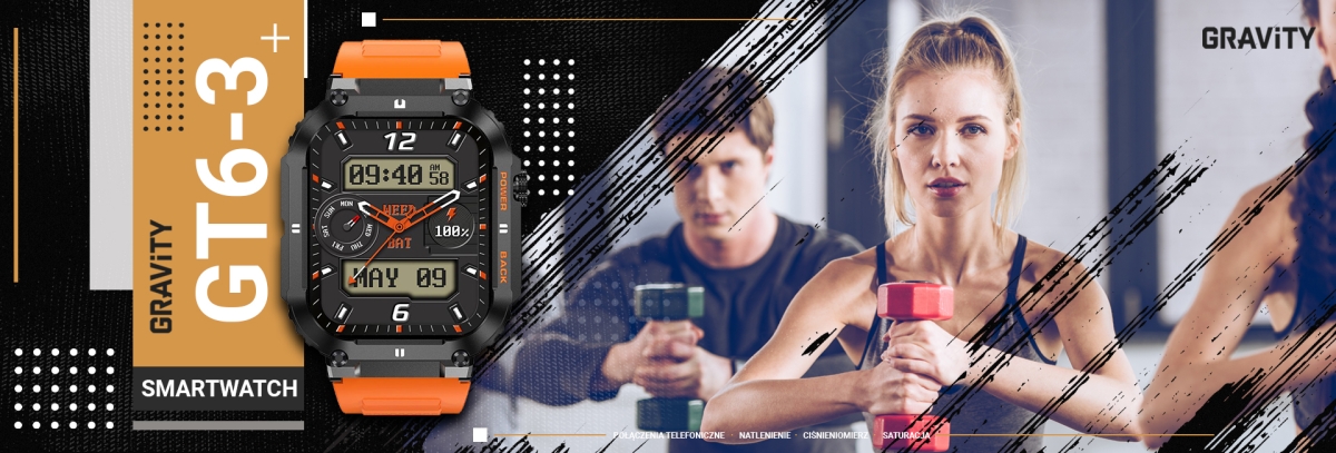 Smartwatch Gravity GT6-3 - obrazek 6