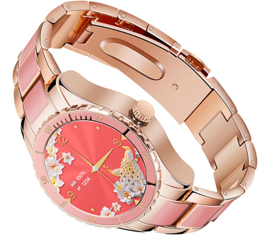 Smartwatch Damski Rubicon RNCE82 Różowy - obrazek 3