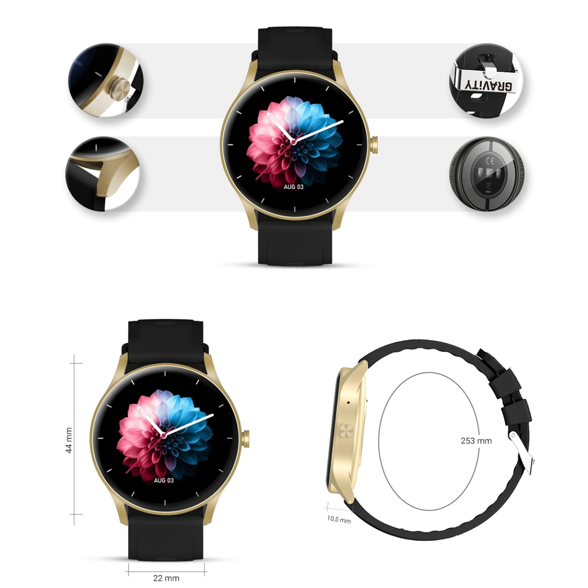 Smartwatch Gravity GT2-3 - obrazek 7