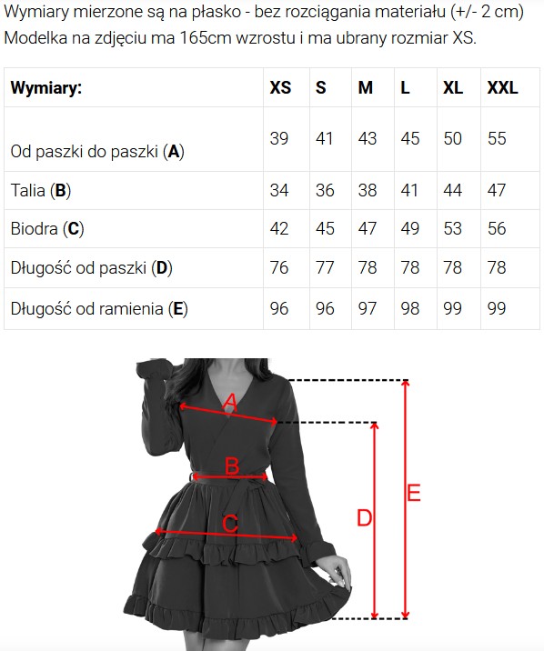479-11 NINA sukienka z kopertowym dekoltem, rękawkiem i paskiem - ciemny beż - obrazek 6