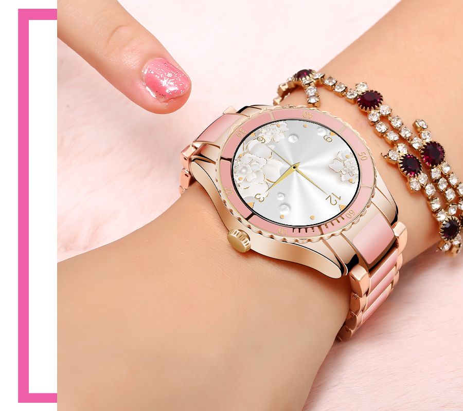 Smartwatch Damski Rubicon RNCE82 Różowy - obrazek 6
