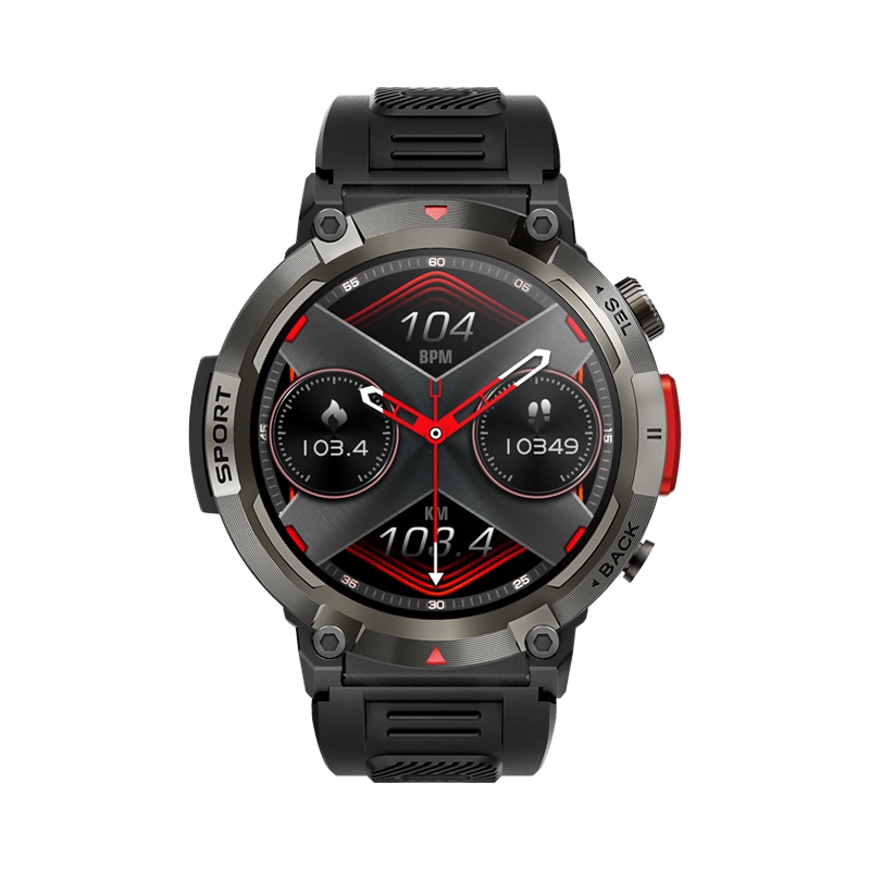 Smartwatch VELTORI VT140-1 Czarny Pasek Silikonowy - obrazek 2