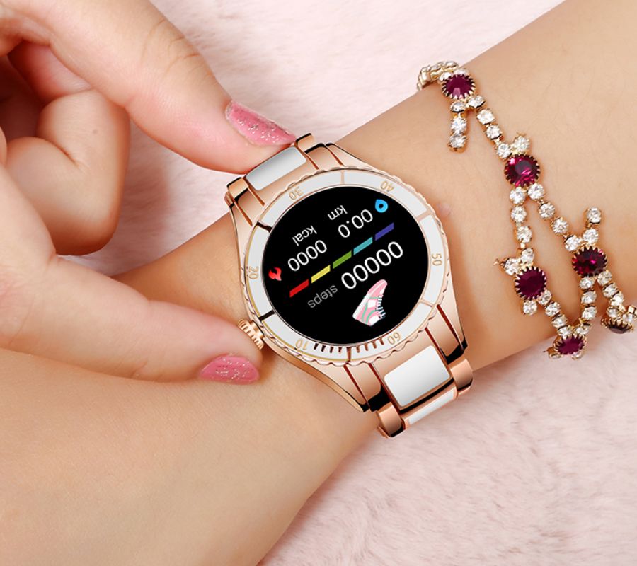 Smartwatch Damski Rubicon RNCE82 Różowy - obrazek 7