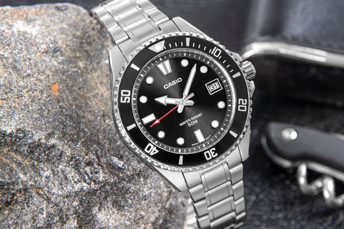 Zegarek Męski CASIO MDV-10D-1A1VEF + BOX - obrazek 5