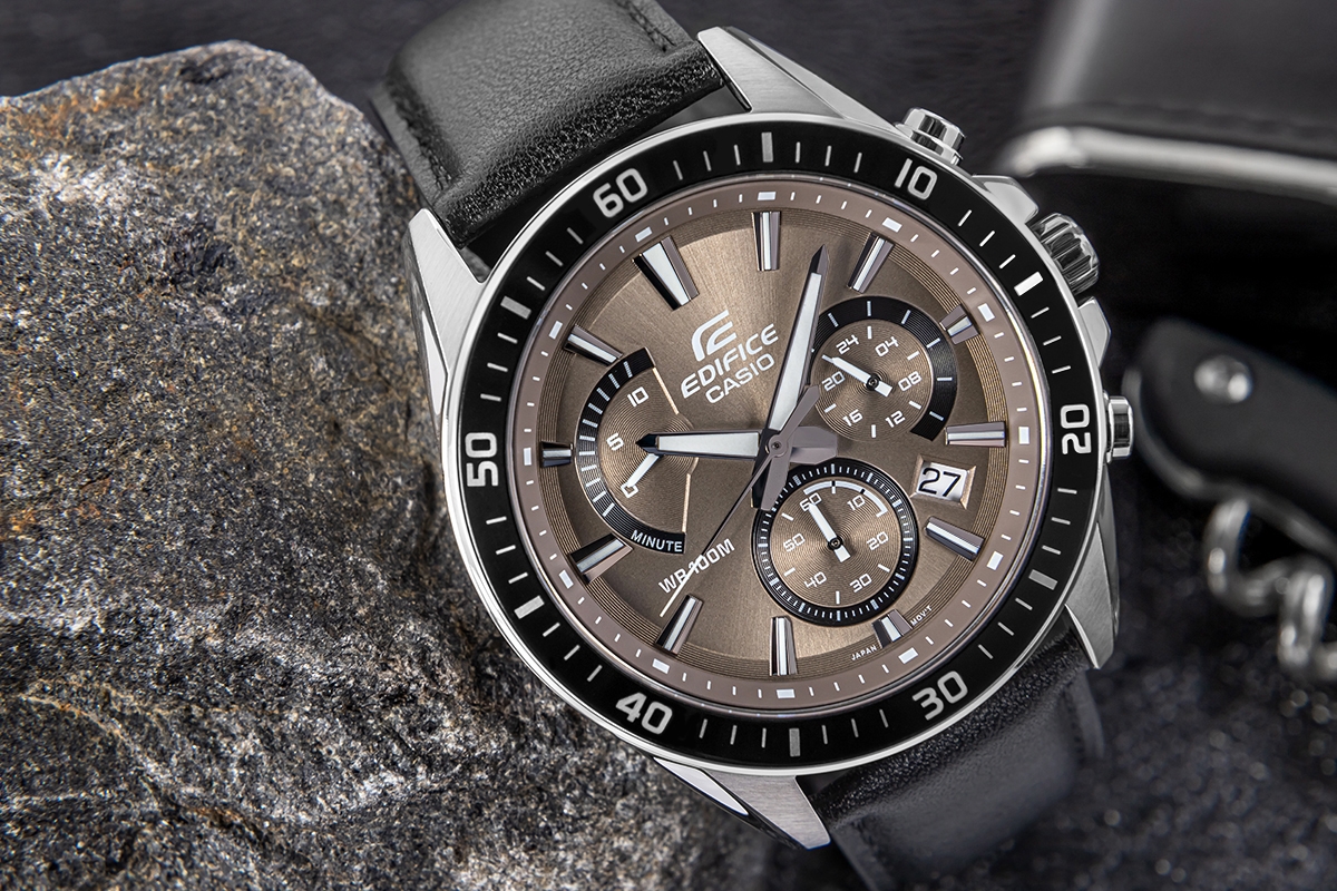 Zegarek Męski CASIO EDIFICE EFR-552L-5AVUEF + BOX - obrazek 4