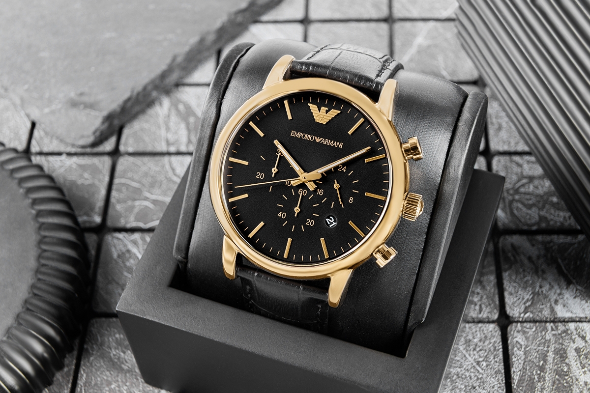 Zegarek Męski Emporio Armani Luigi AR1917 + BOX - obrazek 5