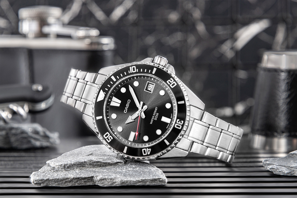 Zegarek Męski CASIO MDV-10D-1A1VEF + BOX - obrazek 6