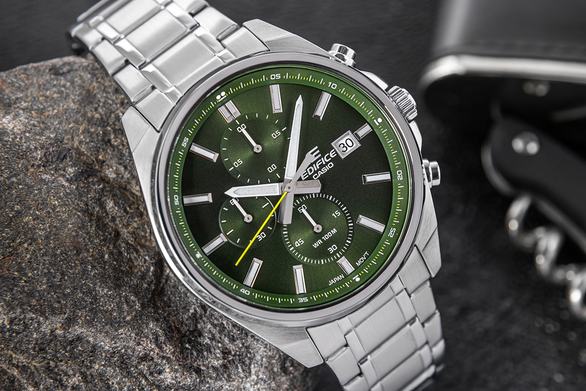 Zegarek Męski CASIO EDIFICE EFV-610D-3CVUEF + BOX - obrazek 4