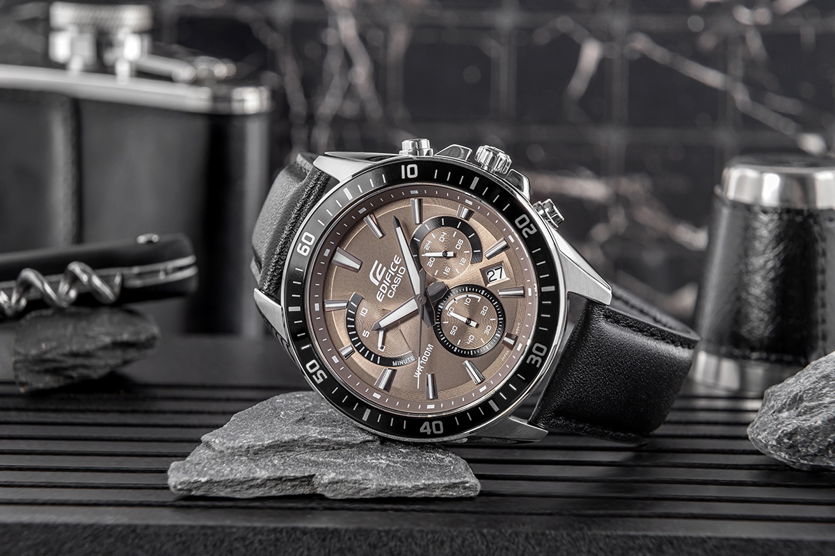 Zegarek Męski CASIO EDIFICE EFR-552L-5AVUEF + BOX - obrazek 5