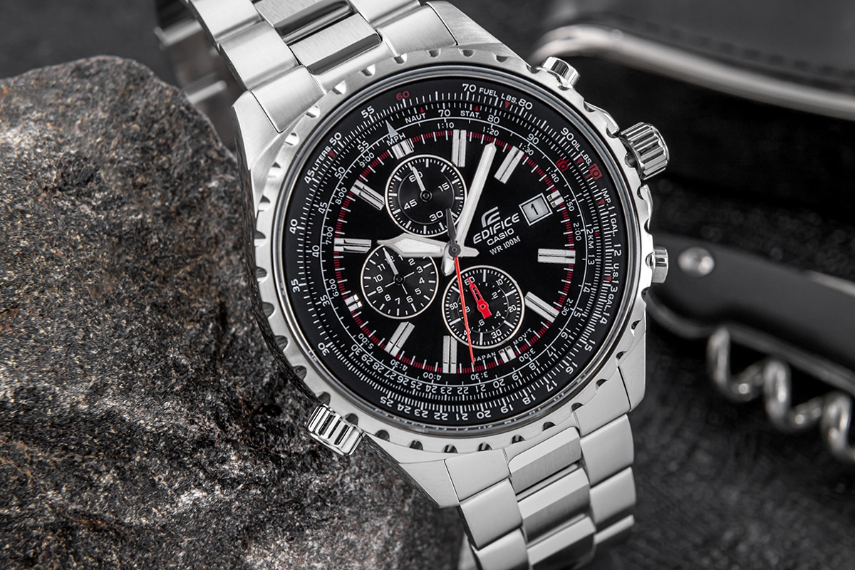 Zegarek Męski CASIO EDIFICE EF-527D-1AVEF + BOX - obrazek 4