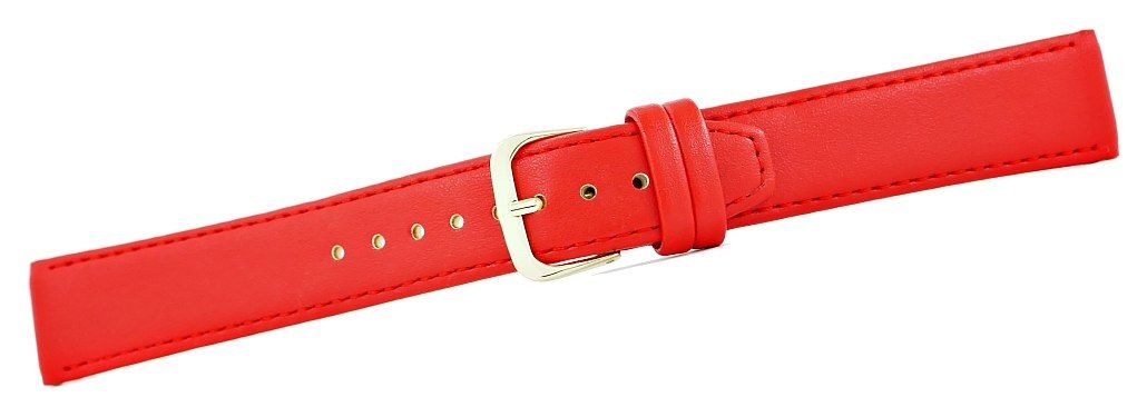 Pasek do zegarka CLASSIC - skóra 20 mm 4999-20XXL-4Z Czerwony - obrazek 4