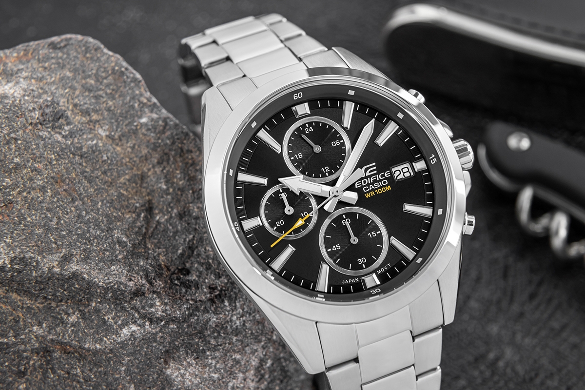 Zegarek Męski CASIO EDIFICE EFV-560D-1AVUEF + BOX - obrazek 4