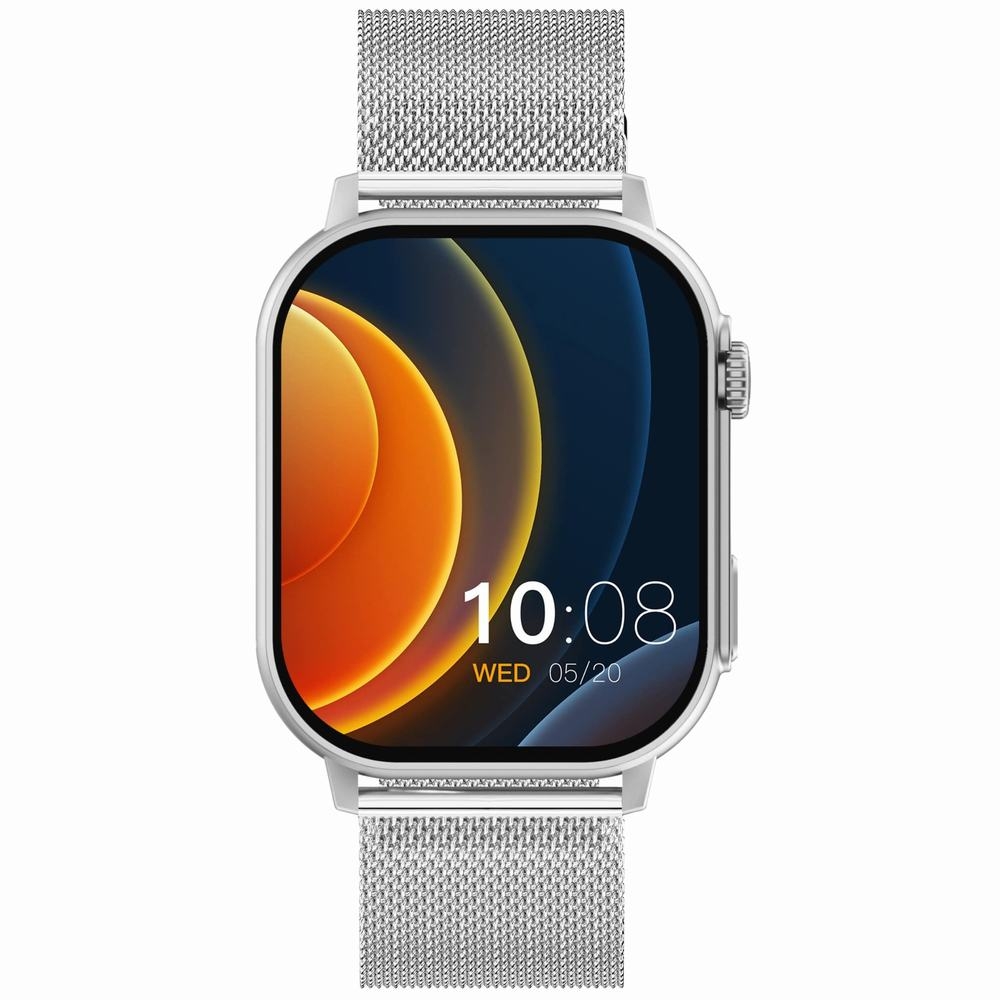 Smartwatch Gravity GT15-8 Szary Pasek Silikonowy + Srebrna Bransoleta - obrazek 4