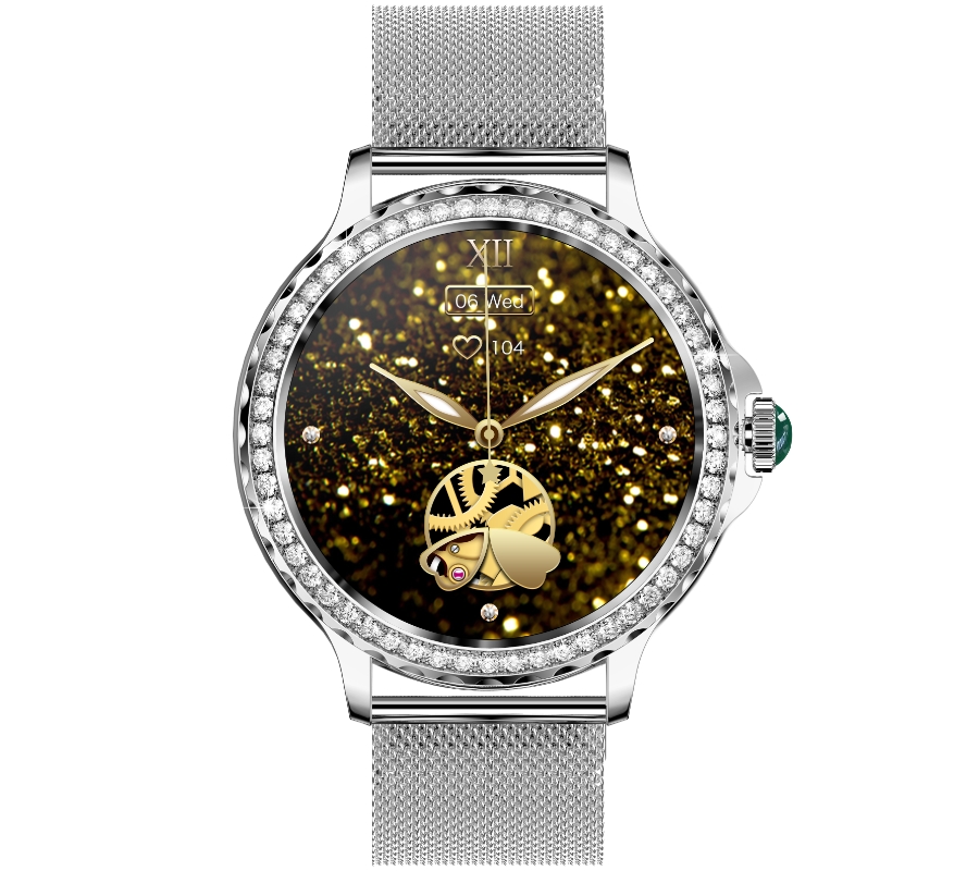 Smartwatch Damski Rubicon RNCF19-1 Silver Bransoleta + Pasek - obrazek 6