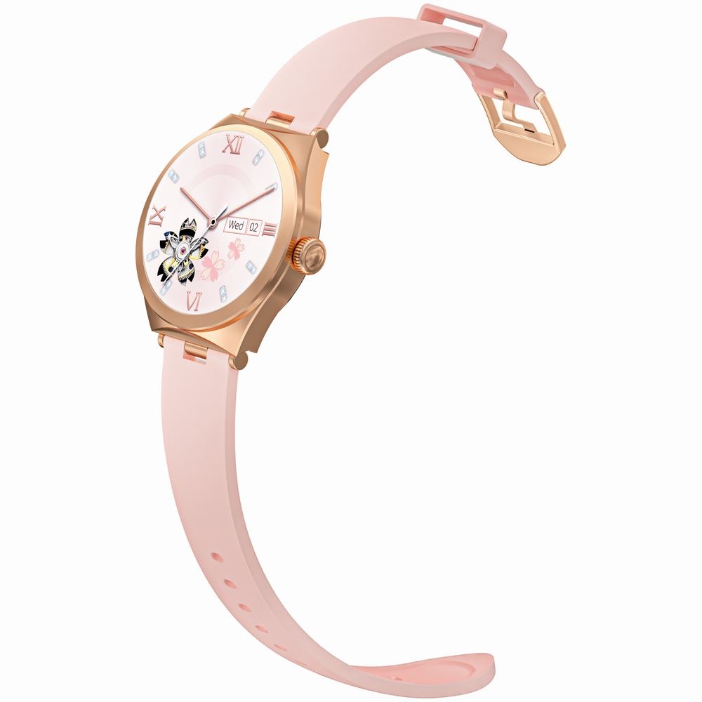 Smartwatch Gravity Różowe Złoto Różowy GT25-2 - obrazek 3
