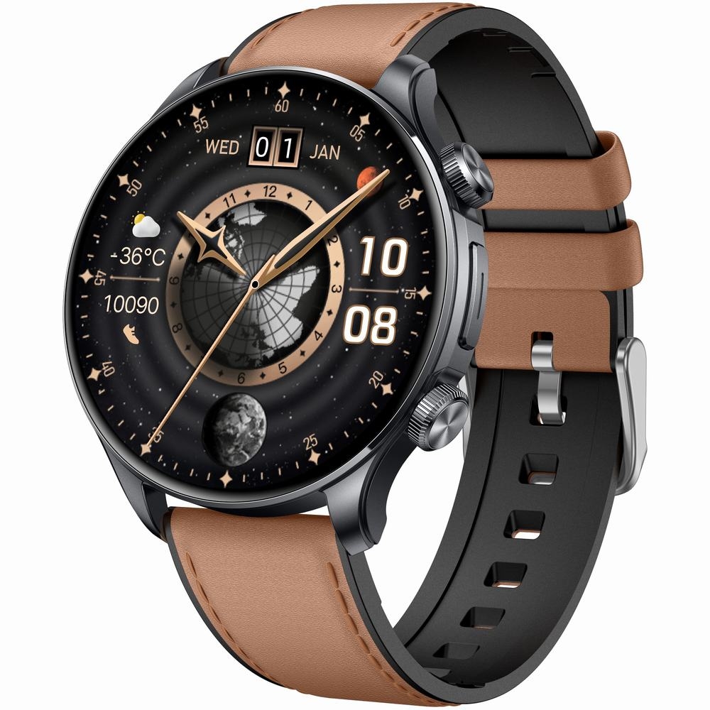 Smartwatch Gravity Czarny 2 Paski GT35-1 - obrazek 4