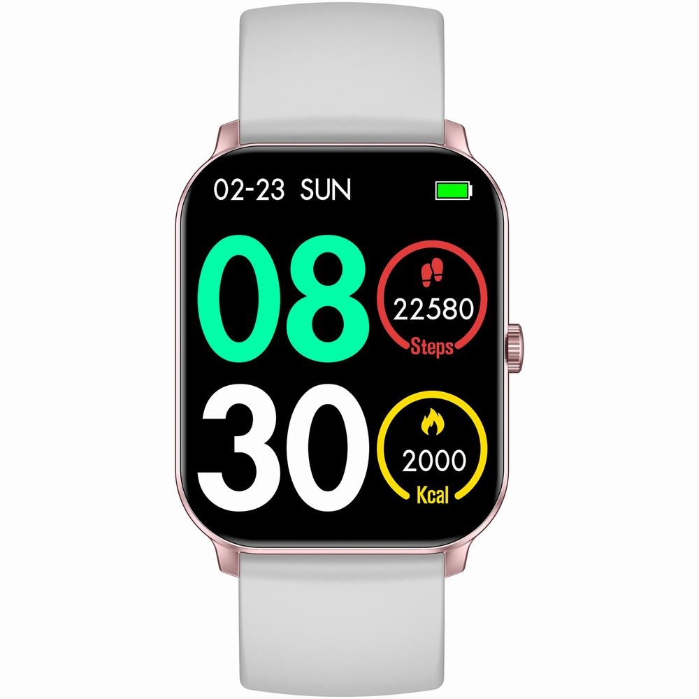 Smartwatch Gravity Różowe Złoto Szary GT36-2 - obrazek 4