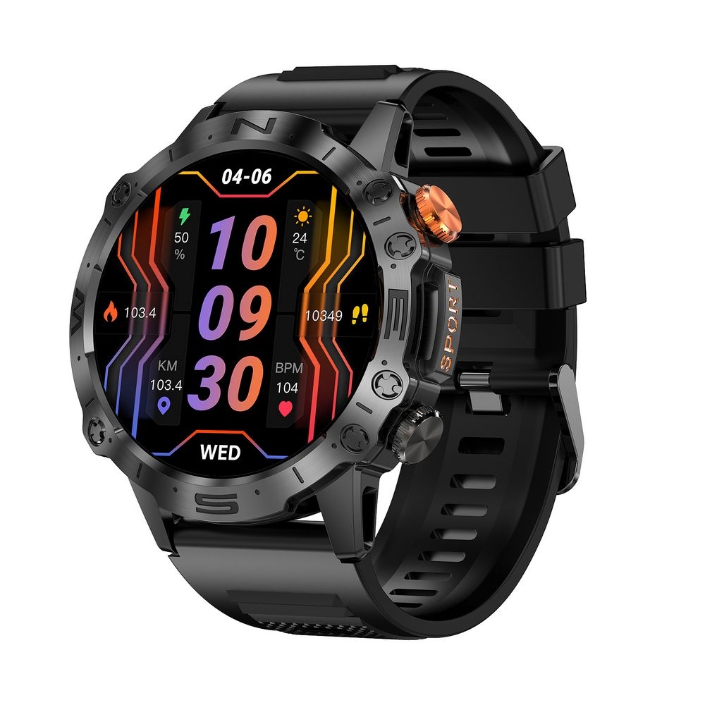 Smartwatch Gravity Czarny 2 Paski GT20-8 - obrazek 3