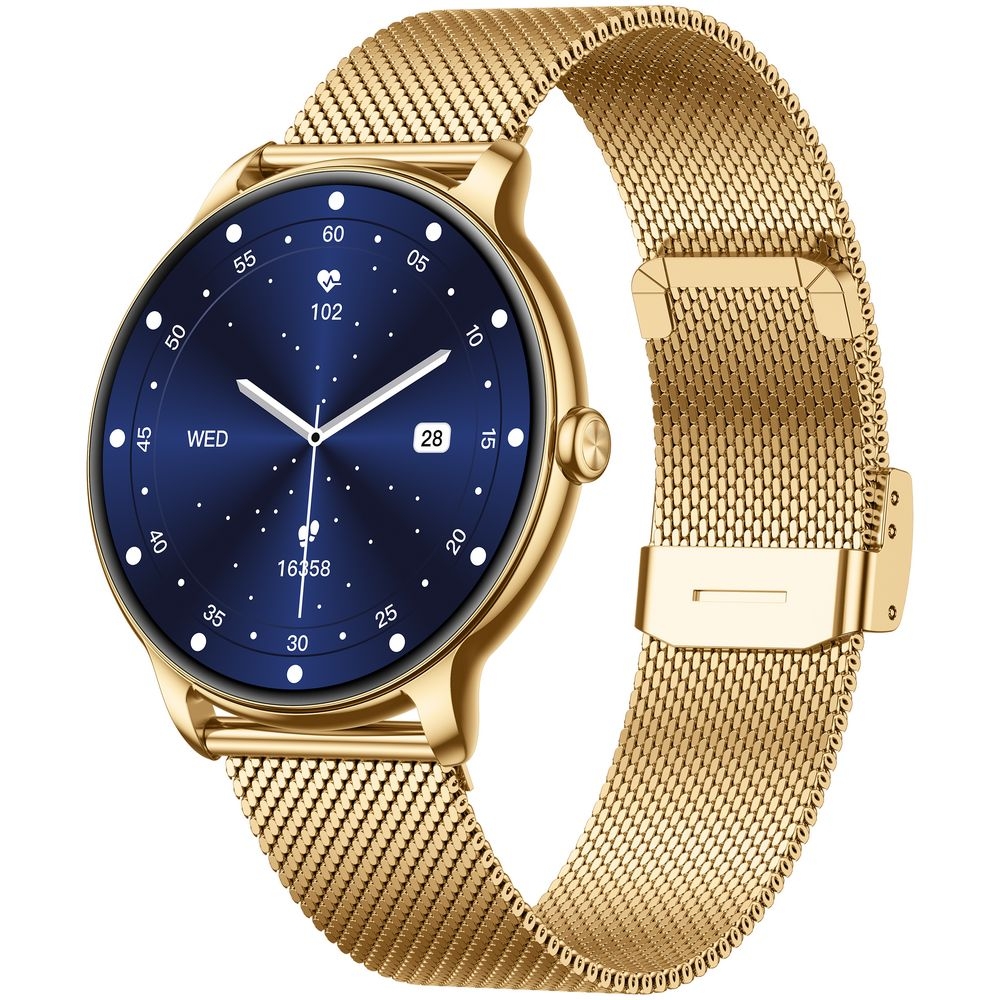 Smartwatch Gravity Złoty Pasek + Bransoleta GT31-1 - obrazek 4