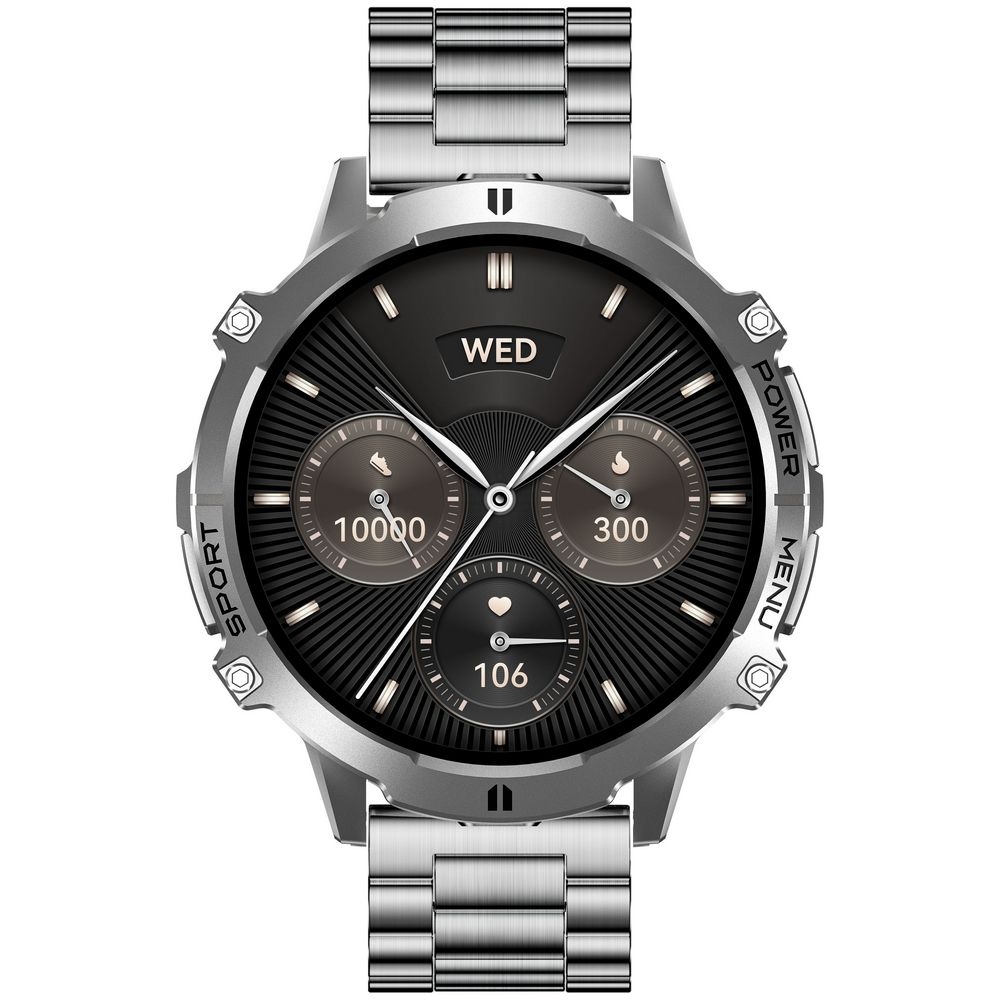 Smartwatch Gravity Grafitowy Pasek + Bransoleta GT42-4 - obrazek 4