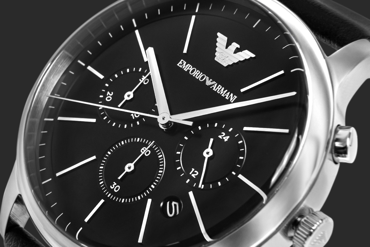 Zegarek Męski EMPORIO ARMANI Minimalist Chronograph AR11774 + BOX - obrazek 4