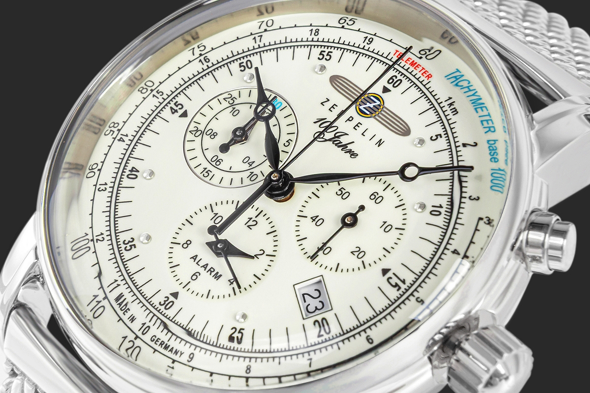 Zegarek Męski ZEPPELIN 100 Jahre Chronograph 8680M-3 + BOX - obrazek 4