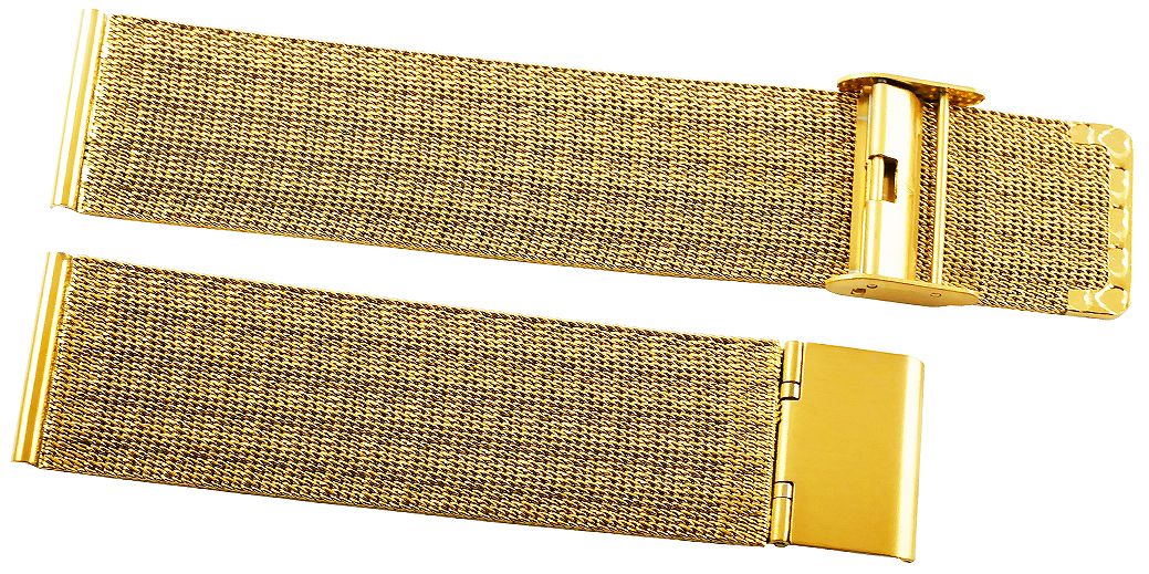 Bransoleta Fashion Mesh Złota IPG 22 mm FA22G - obrazek 4