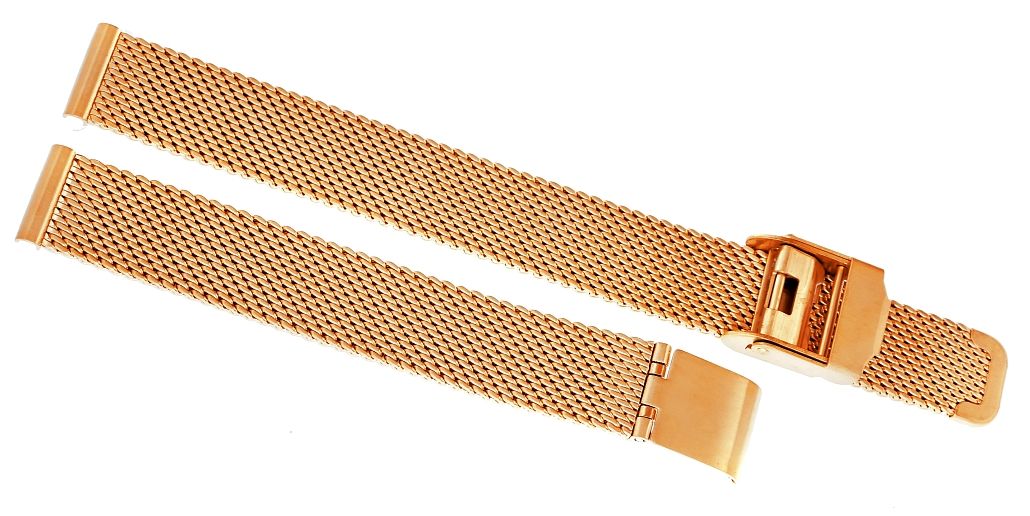 Bransoleta Siatka Różowe Złoto 12 mm 302RG12-Z - obrazek 4