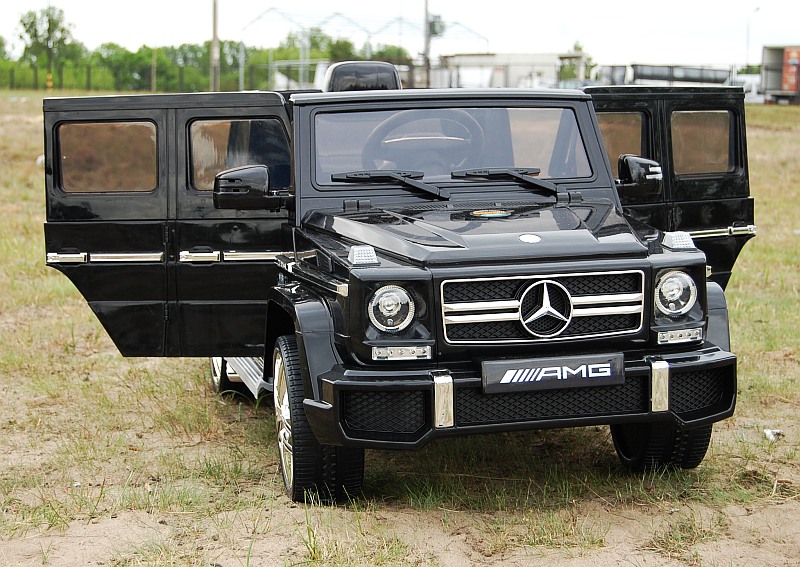 MERCEDES G63 AMG DWA SILNIKI, OTWIERA DRZWI MOCNY, MIĘKKIE KOŁA/HL168 - obrazek 7