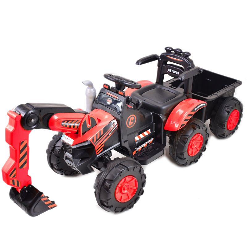 TRAKTOR, KOPARKA NA AKUMULATOR+PRZYCZEPA,PILOT /HT9158 - obrazek 11