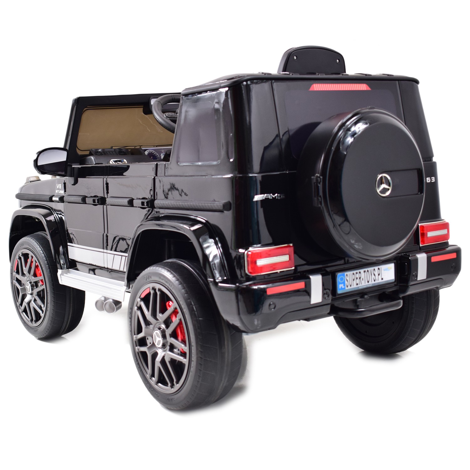 MERCEDES G63 AMG, MIĘKKIE KOŁA EVA, MIĘKKIE SIEDZENIE FULL OPCJA/BBH0002 - obrazek 11