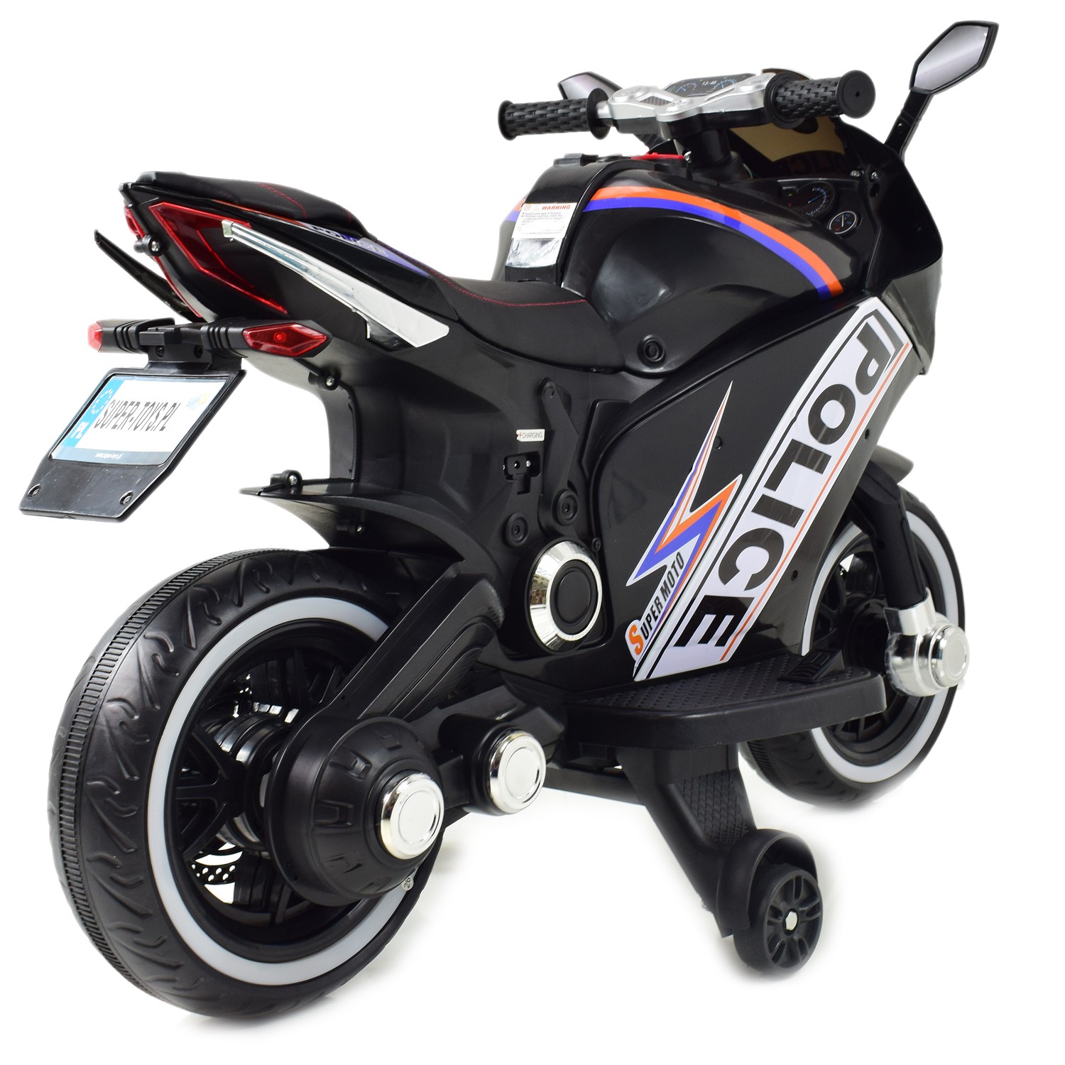 DUŻY MOTOR ŚCIGACZ STRONG 2 EXCLUSIVE, ŚWIECĄCE KOŁA, 2 KOŁOWY/HT6188-2 - obrazek 18