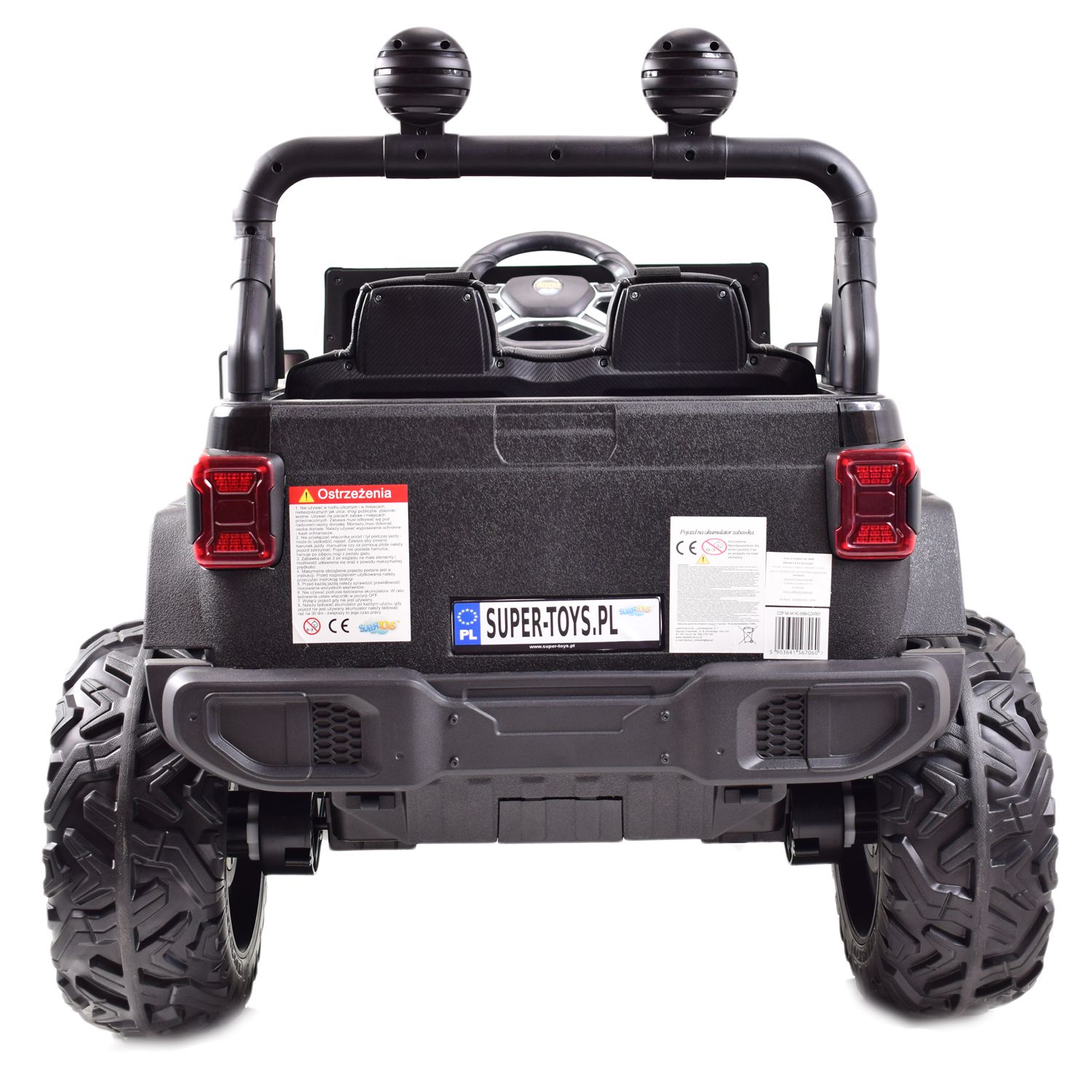 MEGA DŻIP OFF ROAD 4X4, MIĘKKIE KOŁA, MIĘKKIE SIEDZENIE, FUNKCJA BUJANIA, KLUCZYK,/HC8988 - obrazek 5