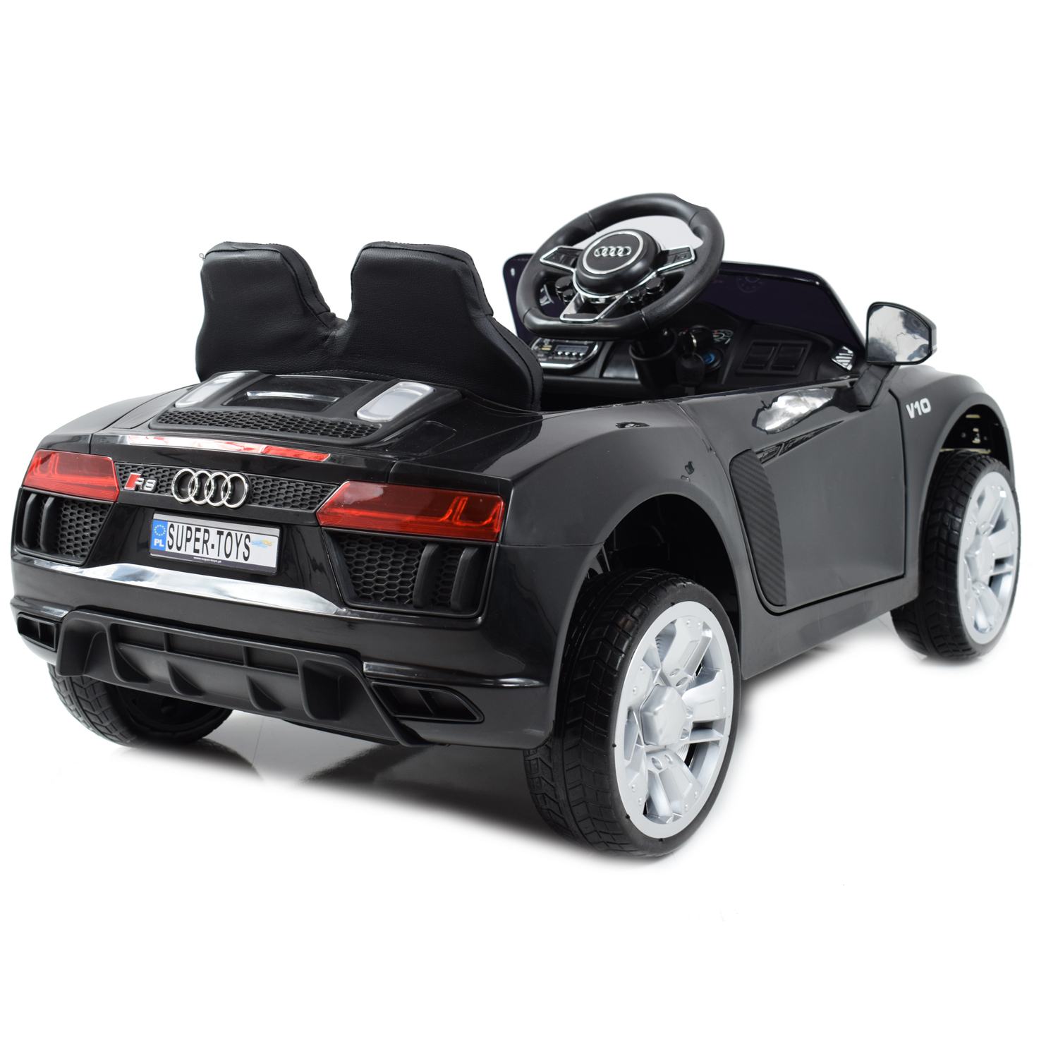 NAJNOWSZE ORYGINALNE AUDI R8 NA LICENCJI MIĘKKIE SIEDZENIE, MIĘKKIE KOŁA SUPER JAKOŚĆ/HL1818 - obrazek 5