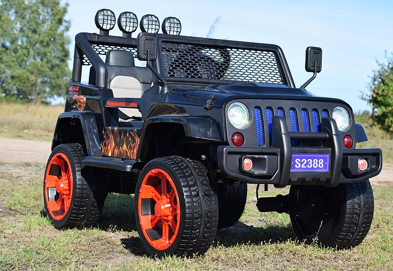 MEGA JEEP SUNSHINE, NAPĘD 4X4, 2X12V, WOLNY START/ MIĘKKIE KOŁA, BLUETOOTH, RADIO EXCLUSIVE/2388 - obrazek 14