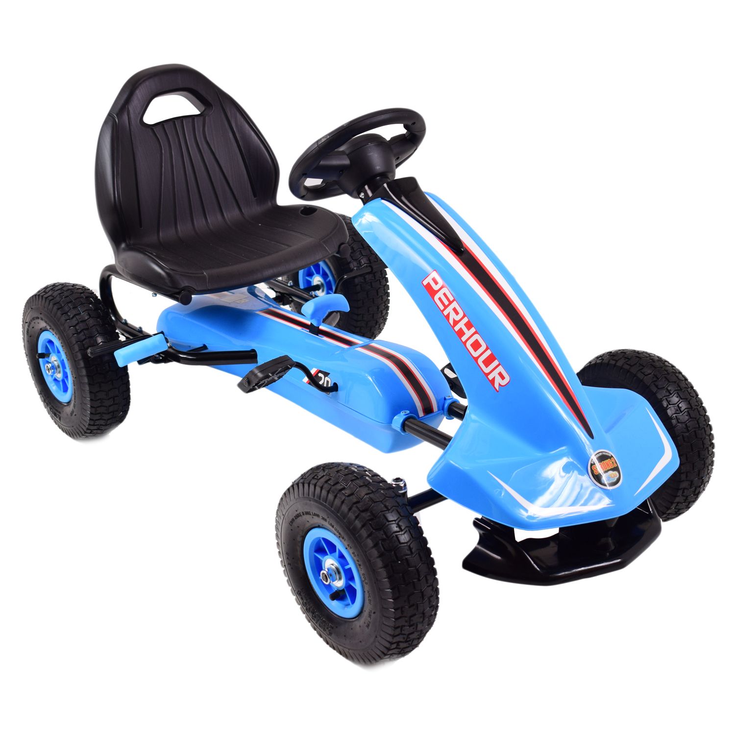 NAJNOWSZY GOKART NA PEDAŁY, KOŁA POMPOWANE, HAMULCE/G203 - obrazek 12