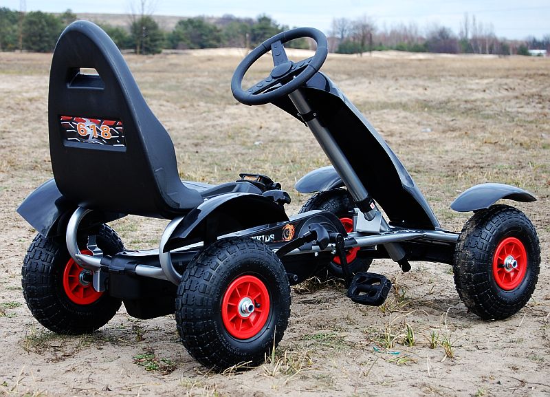 WIELKI GOKART NA PEDAŁY FORMUŁA, POMP KOŁA/F-618 - obrazek 16