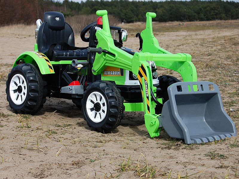MOCNY TRAKTOR Z ŁYŻKĄ KINGDOM 12V DWIE PRĘDKOŚCI/JS328A - obrazek 8