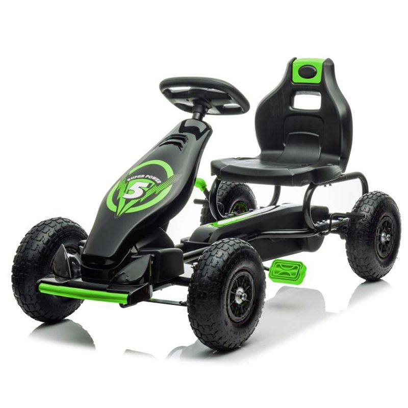 DUŻY GOKART NA PEDAŁY SUPER POWER 5, POMPOWANE KOŁA/G18 - obrazek 19