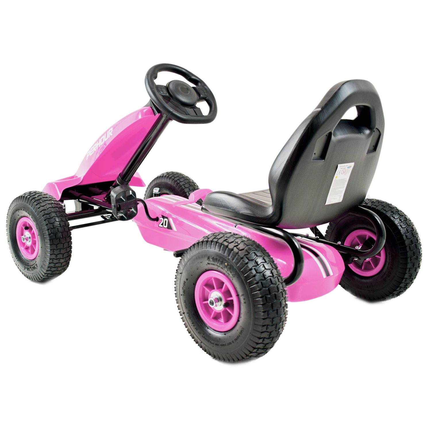 NAJNOWSZY GOKART NA PEDAŁY, KOŁA POMPOWANE, HAMULCE/G203 - obrazek 19