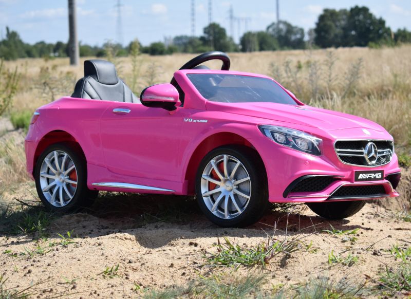 MERCEDES S63 AMG LICENCJA, MIĘKKIE KOŁA EVA FULL OPCJA, WOLNY START, MIĘKKIE SIEDZENIE/HL169 - obrazek 5
