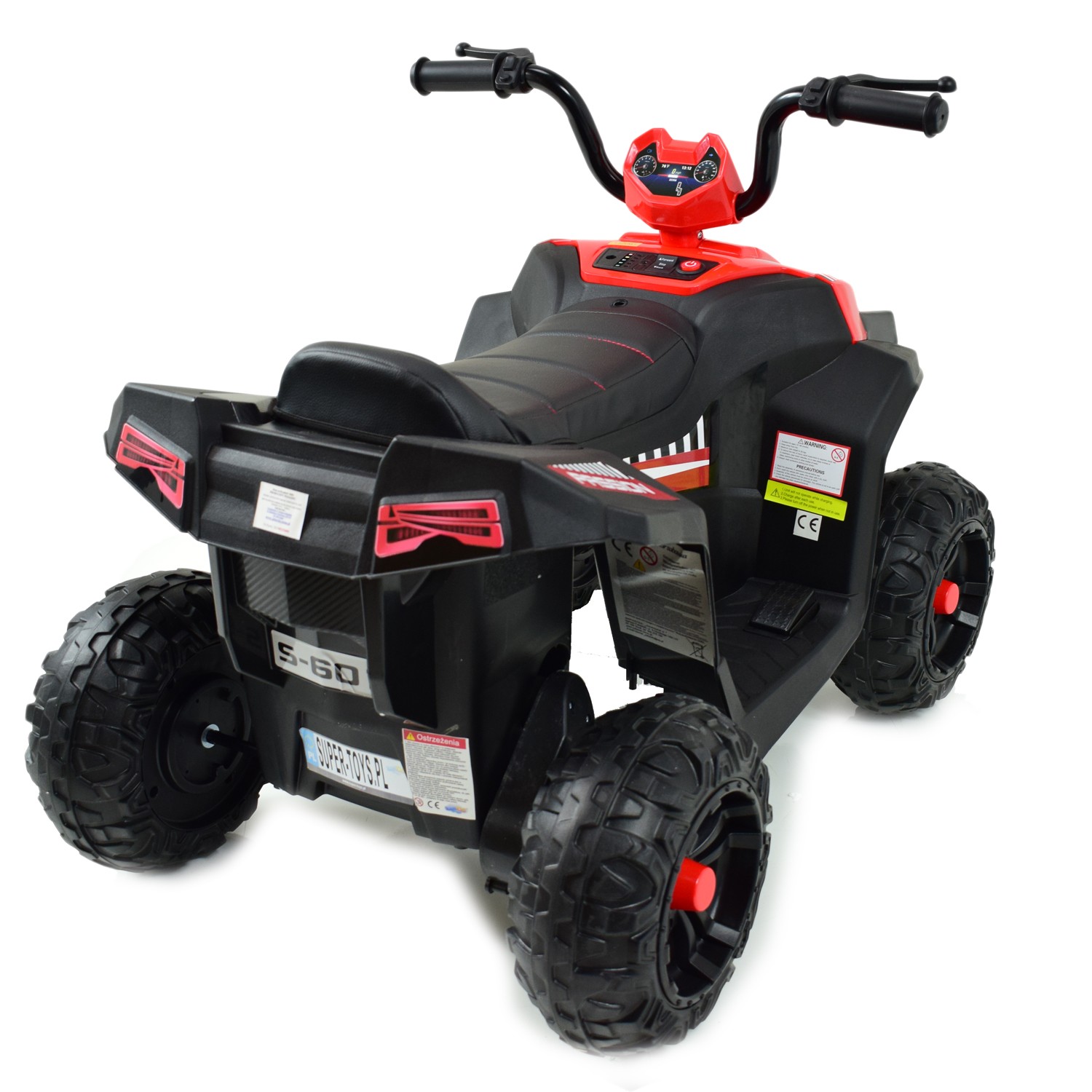 QUAD NA AKUMULATOR, DWA SILNIKI, DWA AKUMULATORY, MIĘKKIE KOŁA/S601 - obrazek 5
