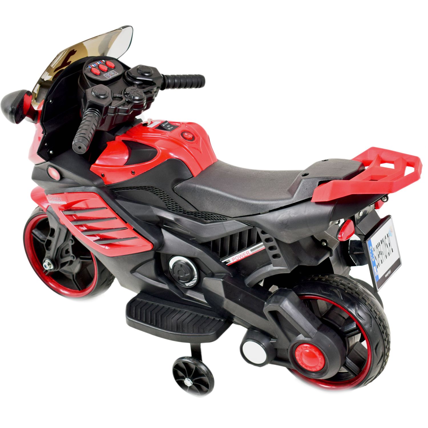MOTOR ŚCIGACZ POWER168 - PIERWSZY MOTOREK DLA DZIECKA, ŚWIECĄCE KOŁA, /X168 - obrazek 5