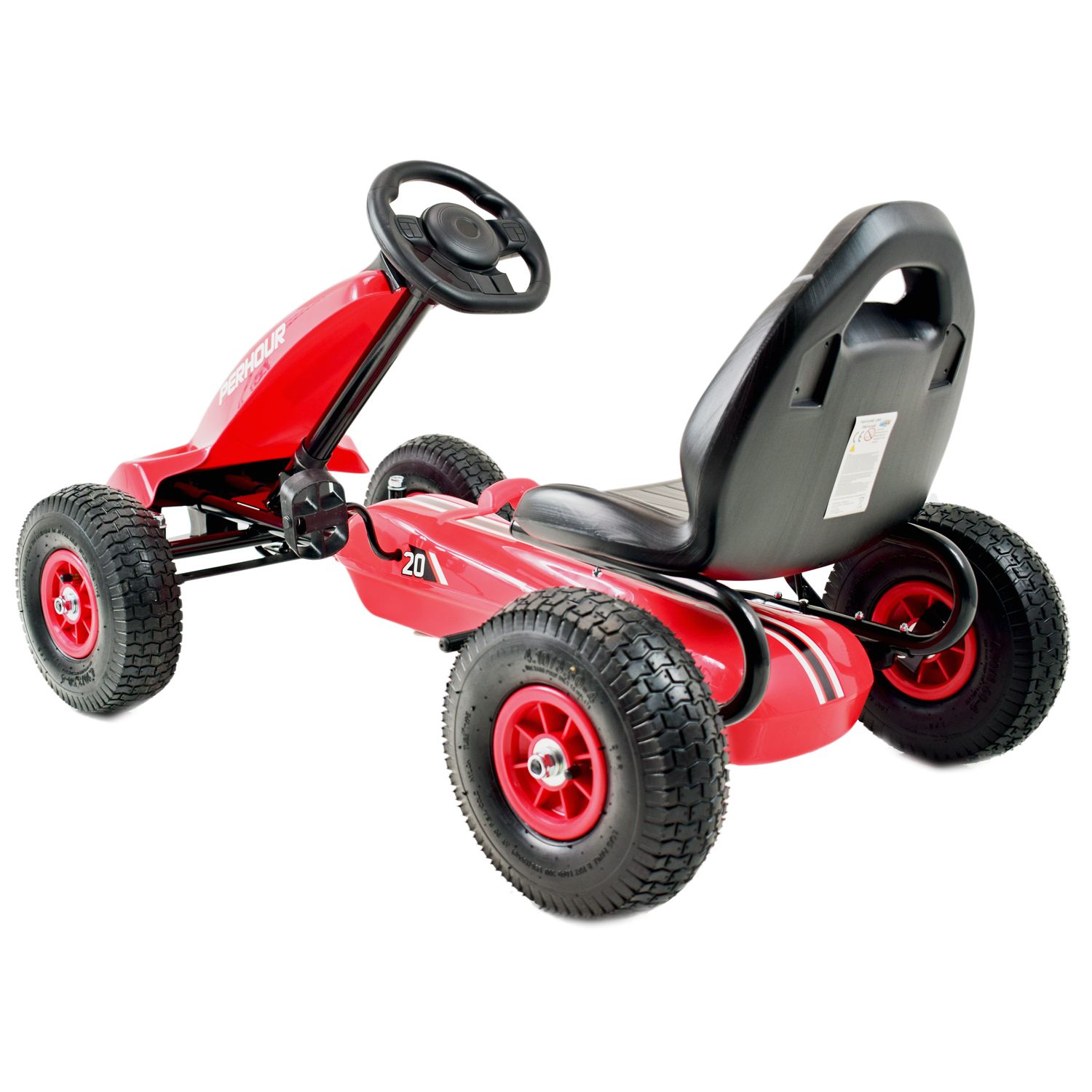 NAJNOWSZY GOKART NA PEDAŁY, KOŁA POMPOWANE, HAMULCE/G203 - obrazek 6