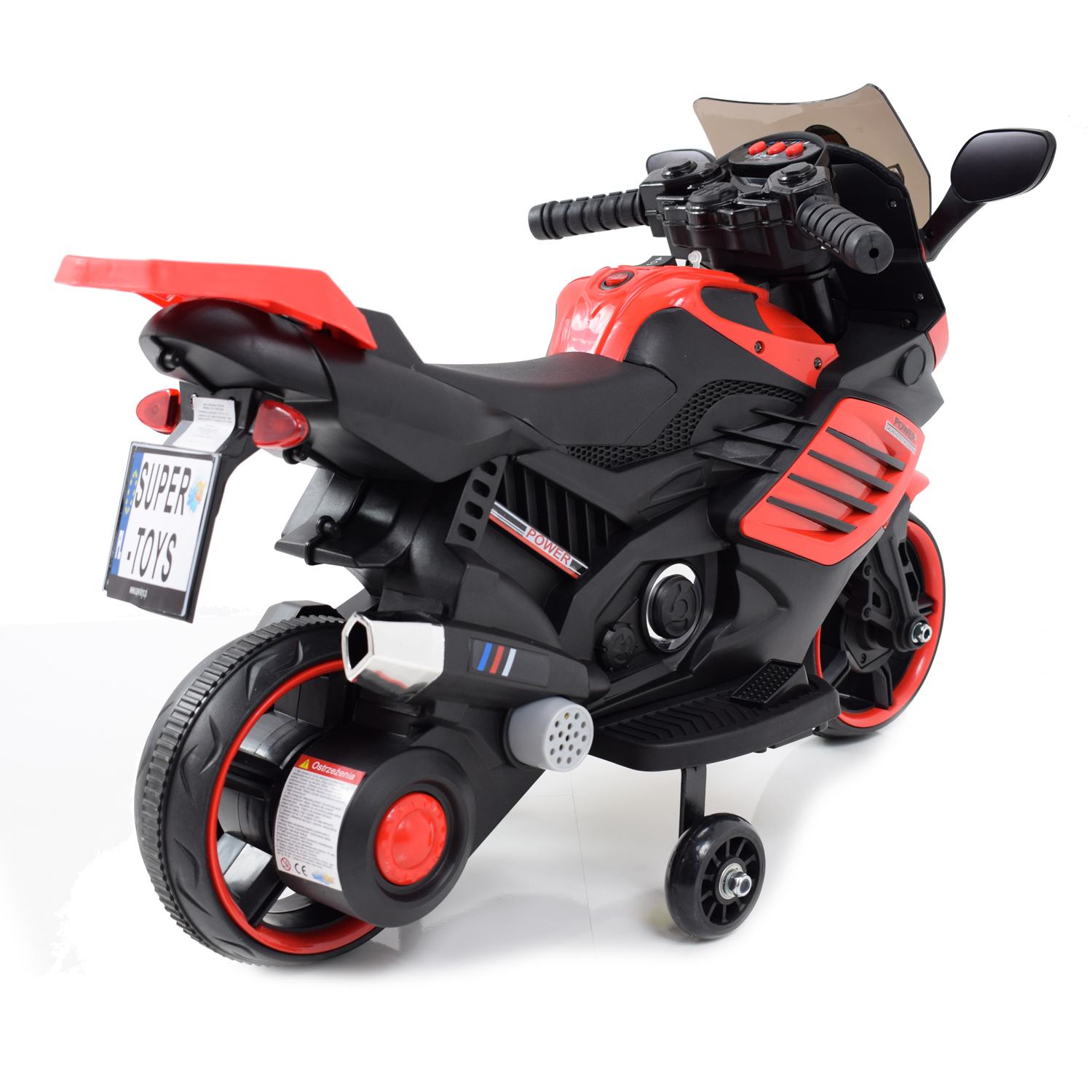 MOTOR ŚCIGACZ POWER 158 - PIERWSZY MOTOREK DLA DZIECKA, MIĘKKIE SIEDZENIE, MIĘKKIE KOŁA EVA/LQ158 - obrazek 5