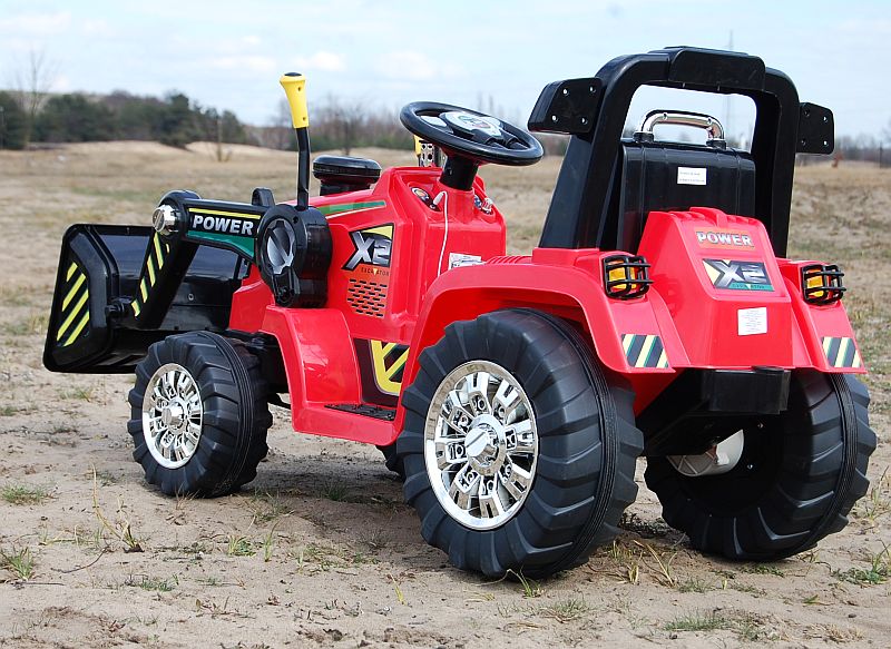 NAJMOCNIEJSZY TRAKTOR Z ŁYŻKĄ I PILOTEM 12V DWIE PRĘDKOŚCI/1005A - obrazek 4