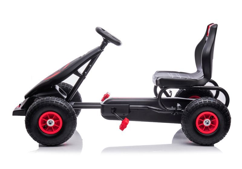 DUŻY GOKART NA PEDAŁY SUPER POWER 5, POMPOWANE KOŁA/G18 - obrazek 25