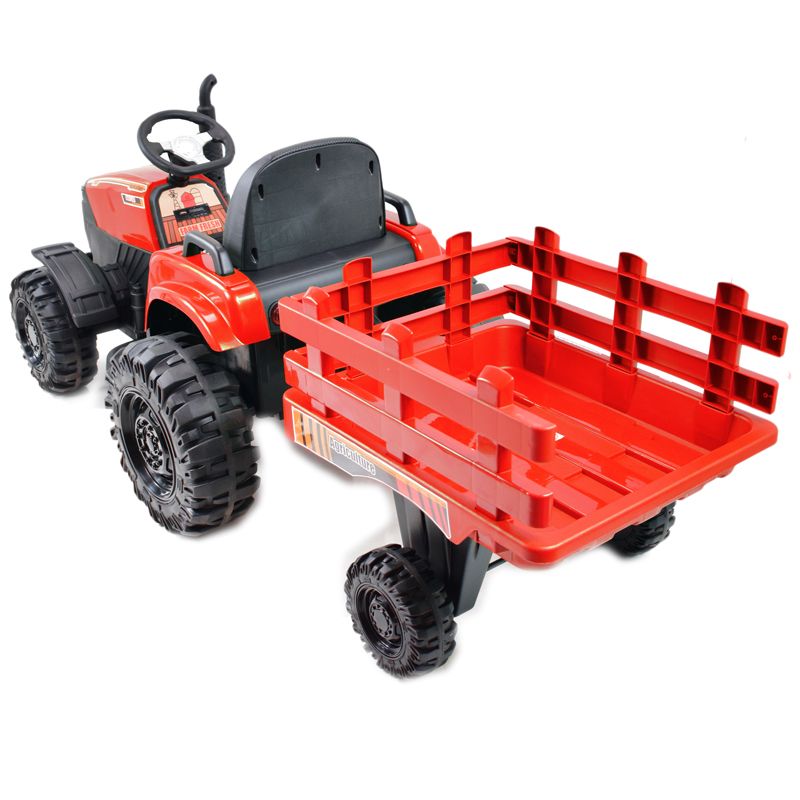 MEGA TRAKTOR AGRICULTURE Z PRZYCZEPĄ 2X200, 24V, SZYBKI SUPER JAKOSĆ/JC000B - obrazek 12